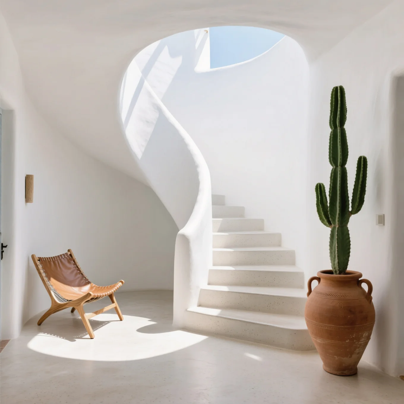 Proyecto Luttum Escalera blanca